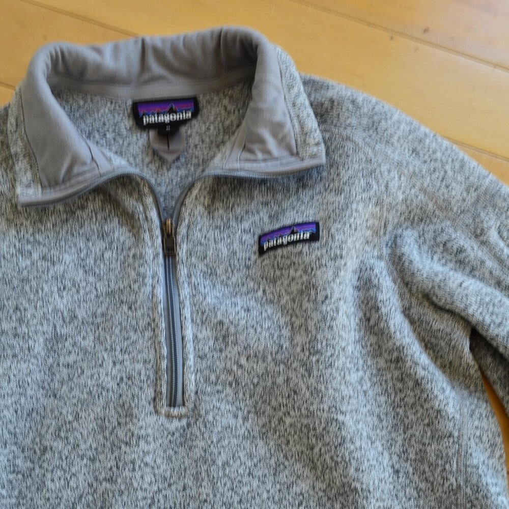 Patagonia Better Sweater Quarter-zip Fleece Jacket Size M - Picture 3 of 11